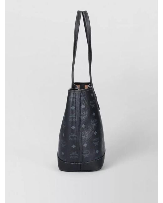 MCM Black Large Shoulder Shopper Bag Dual Handles