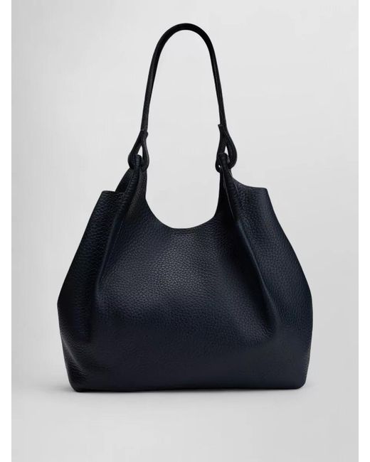Gianni Chiarini Black Tote Shoulder Bag And Matching Pouch