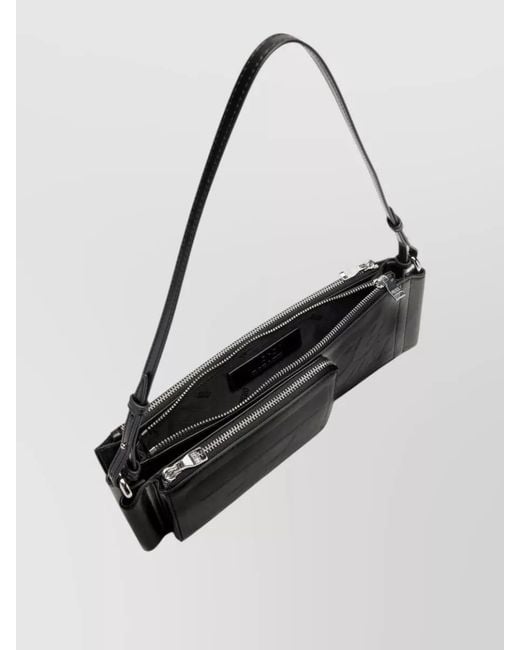 DIESEL Black Flag Crossbody Bag Adjustable Strap
