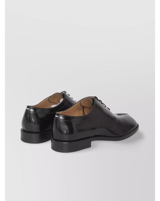 Maison Margiela Gray Split Toe Leather Lace-Up Shoes for men