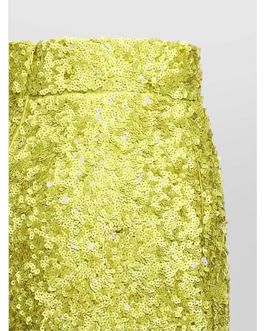 Ermanno Scervino Yellow Wide-Leg Trousers