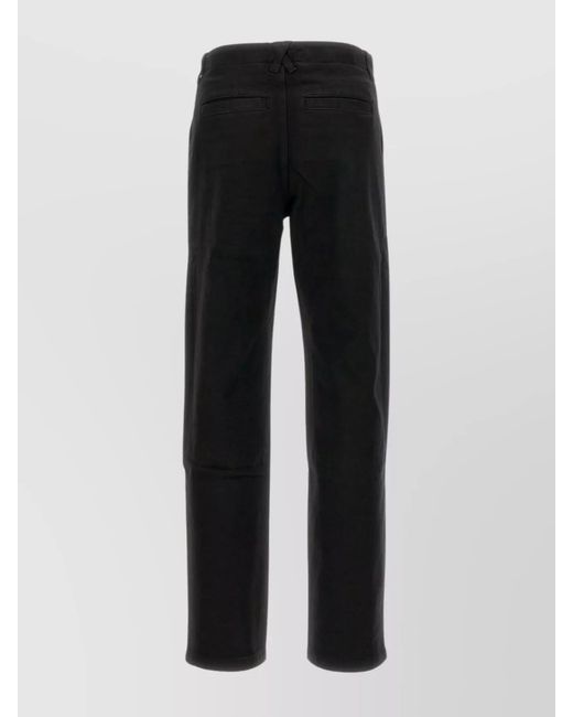Marcelo Burlon Black Denim Straight-Leg Jeans for men