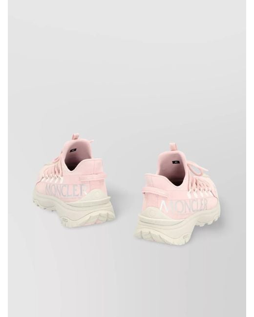 Moncler Pink Trailgrip Lite 2 Low-Top Sneakers