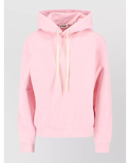Jil Sander Pink Cotton Sweatshirt