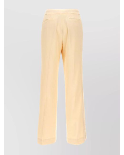 Zimmermann Natural Wide-Leg Trousers