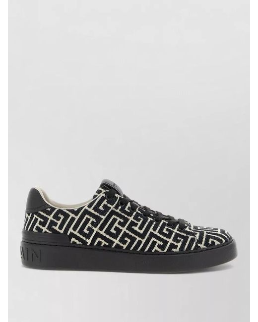 Balmain Black B-Court Low-Top Sneakers for men