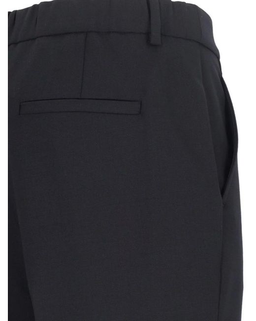 Incotex Blue Straight Trousers With Pockets And Loops