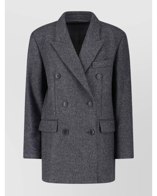 Isabel Marant Gray Virgin Wool Blazer