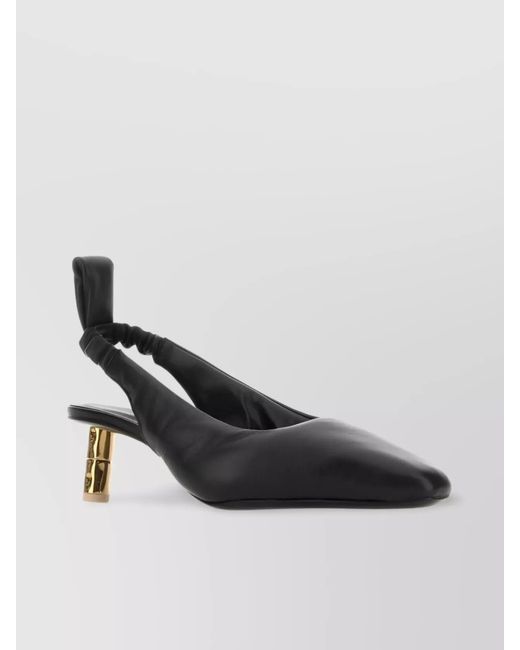 Boyy Black Lamb Leather Slingback Pumps