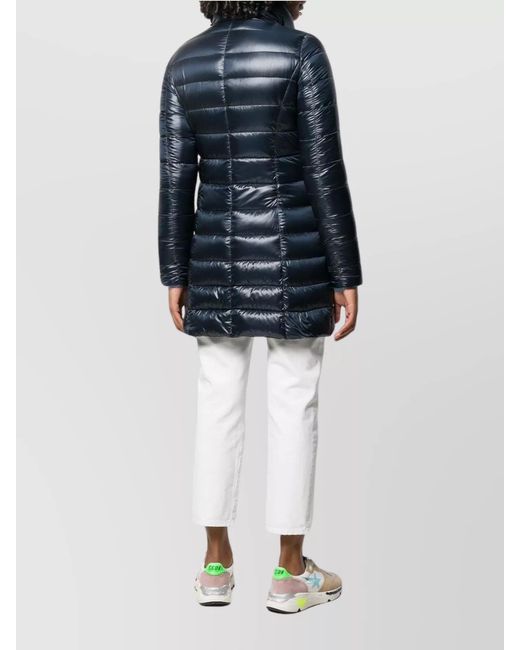 Herno Blue Maria Quilted Down Jacket