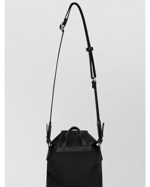 Moncler Black Mini Trick Compact Backpack Shoulder Bag