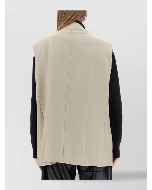 MM6 by Maison Margiela Multicolor Oversized Single-Breasted Vest
