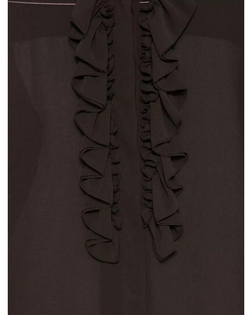 P.A.R.O.S.H. Brown Blouse