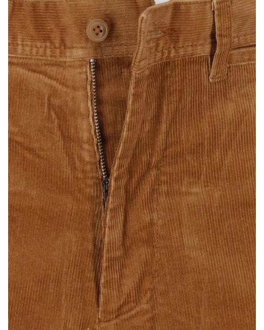 Polo Ralph Lauren Natural Corduroy Flare Pants Back Pocket Detail