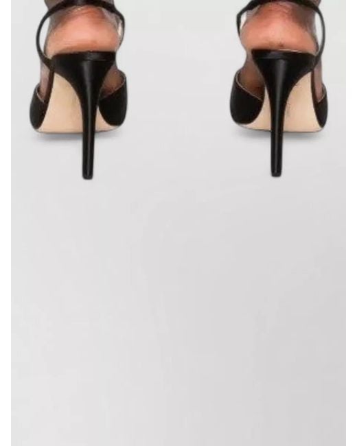 Valentino Garavani High Waist Flared Midi Skirt Slit