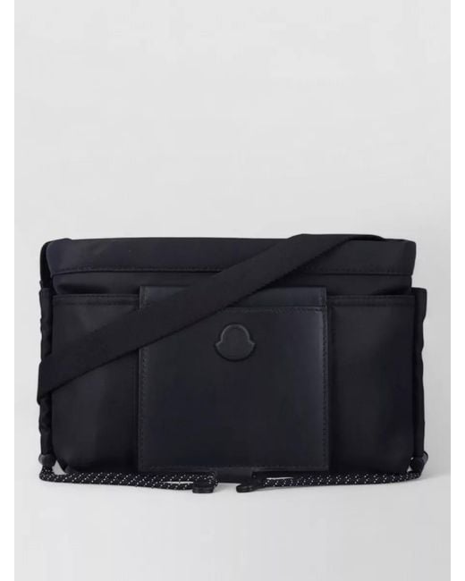 Moncler Black Nylon Crossbody Bag for men