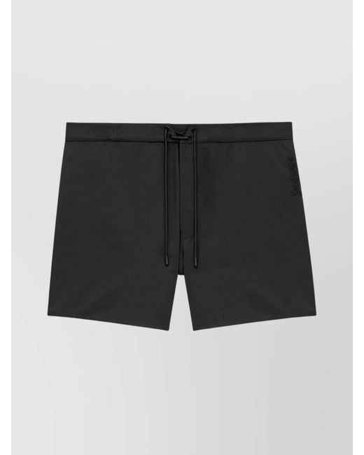 Saint Laurent Black Polyamide Swim Shorts for men