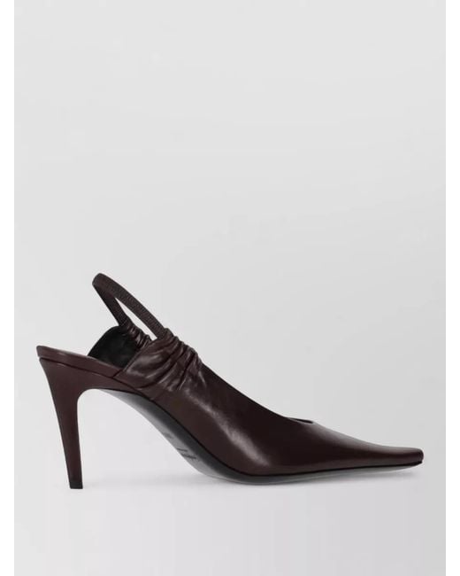 Saint Laurent Multicolor Leather Anne-Marie Pumps