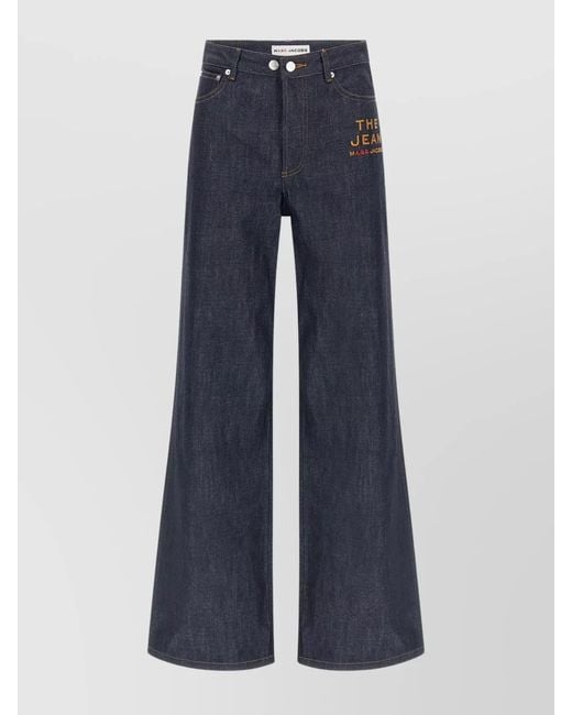 A.P.C. Blue Denim Wide-Leg Trousers