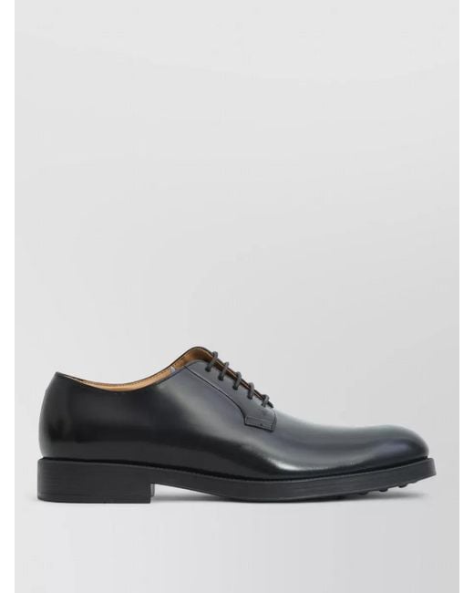 Tod's Multicolor Derby Lace Up Calfskin Shoes Rubber Sole for men