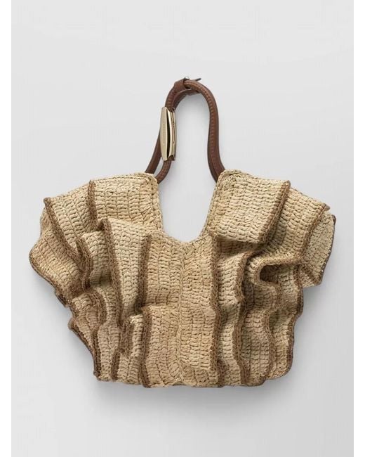 Zimmermann Natural Goldentime Medium Tote Bag Shoulder Strap