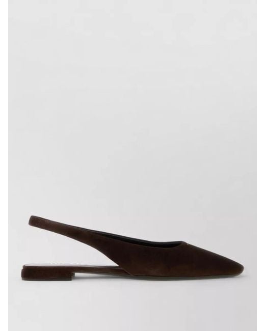 Prada Multicolor Suede Slingback Ballerinas Pointed Toe