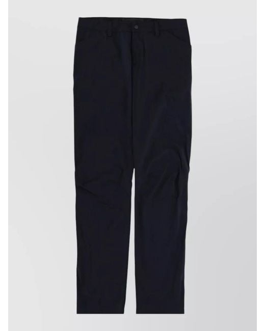 Aspesi Blue Tailored Trousers Belt Loops And Pockets for men