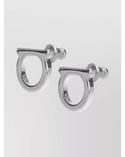 Ferragamo Metallic Earrings