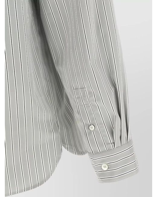 A.P.C. Gray Cotton Malo Shirt for men