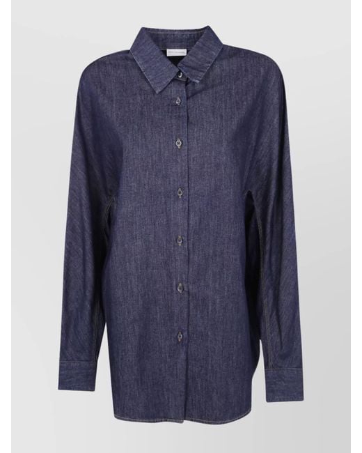 Dries Van Noten Blue Denim Shirt