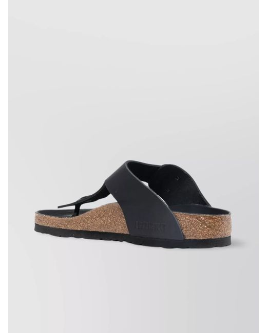 Birkenstock Gray Big Buckle Leather Sandals