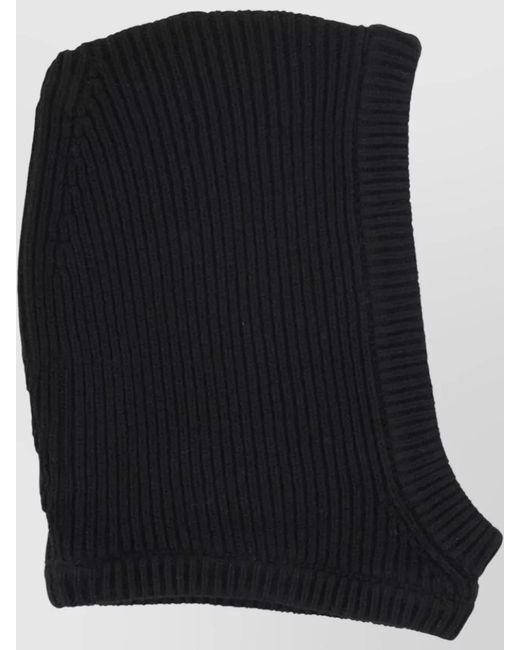 Rick Owens Black Cashmere Hood
