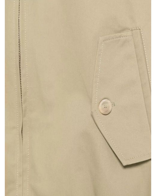 Semicouture Natural Nives Cotton Bomber Jacket Long Sleeves
