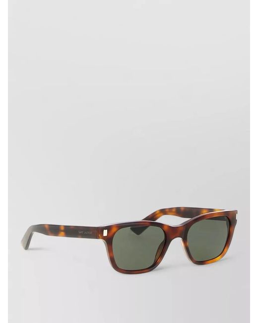 Saint Laurent Green Sl 874 Square Frame Tortoiseshell Sunglasses for men