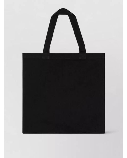 Amiri Black Tote Bag Silk Nylon Blend Top Handles for men