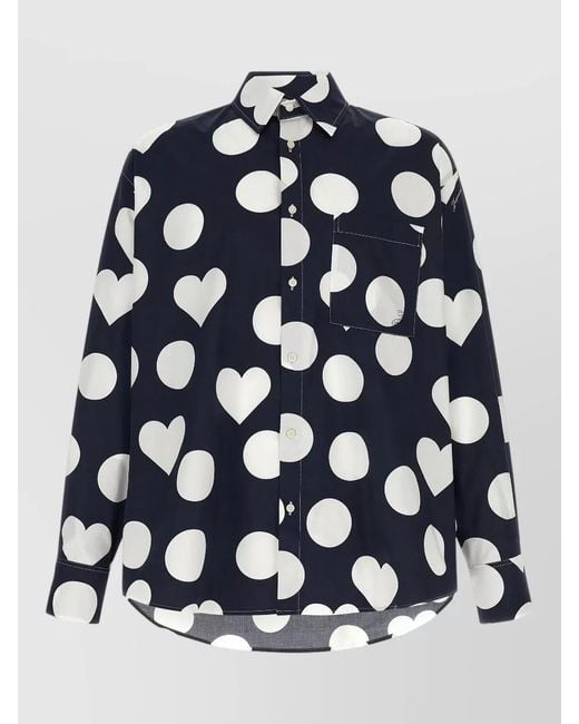 Jacquemus Blue Cotton Blouse for men