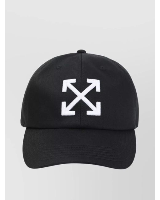 Off-White c/o Virgil Abloh Black Drill Baseball Cap Arrow for men