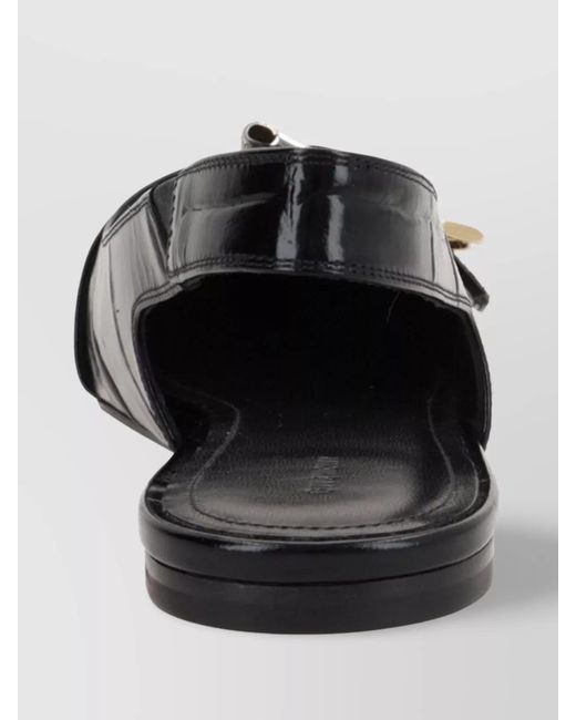 Givenchy Multicolor Embossed Calf Leather Slingback Ballerina Flats