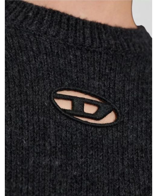 DIESEL Blue Long-Sleeve Sweatshirt