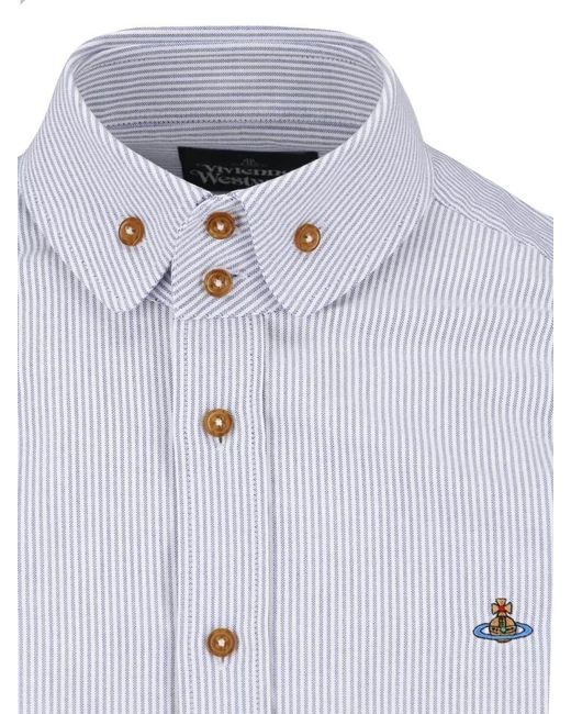 Vivienne Westwood Blue Shirt for men