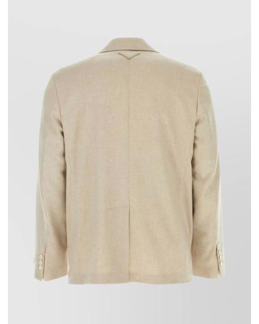 Prada Natural Cashmere Blazer for men