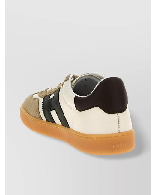 Hogan Multicolor Leather Low-Top Sneakers for men