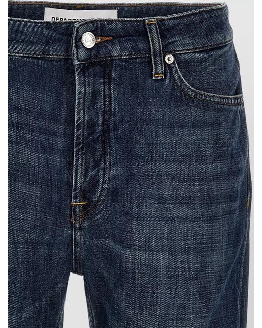 Department 5 Blue Drake Jeans Belt Loops Contrast Stitching for men