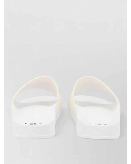 MSGM Natural Slide Sandals Rubber Sole Open Toe for men
