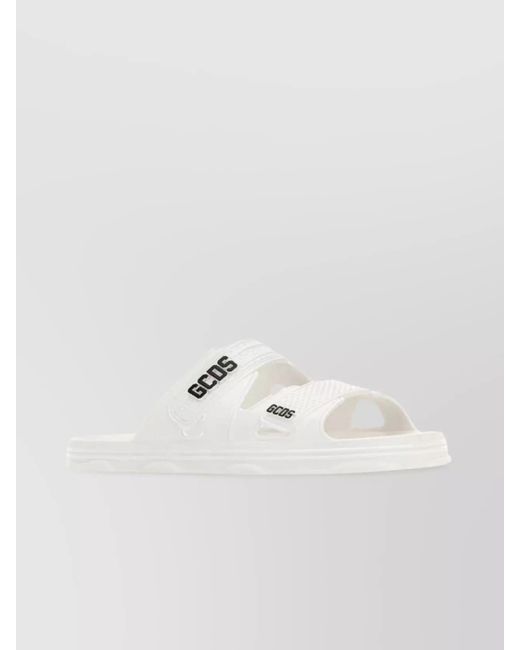 Gcds White Rubber Slides