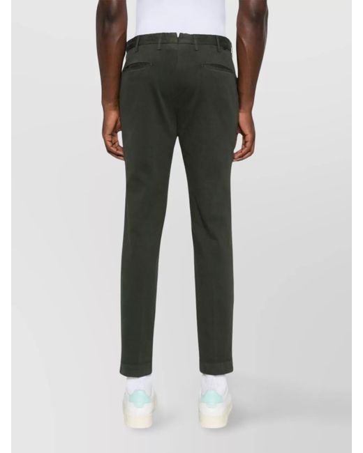 Incotex Gray Straight-Leg Trousers for men