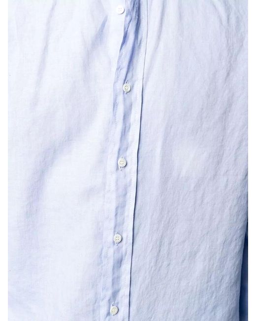 Aspesi Blue Silk Shirt for men