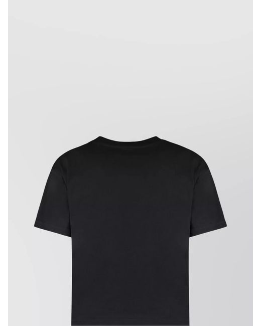 A.P.C. Black Logo Print Boxy Fit Crew Neck T-Shirt