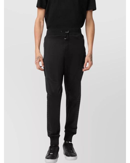 Philipp Plein Black Track Pants for men