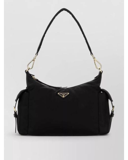 Prada Black Re Nylon Shoulder Bag Tone Hardware